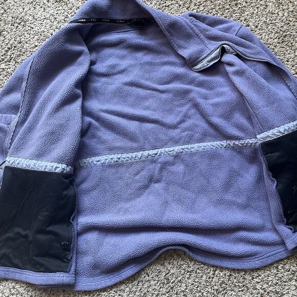 L.L Bean Fleece Jacket Zip Up Womens Xl Petite Purple Sweater Outdoors Gorp - Picture 8 of 12
